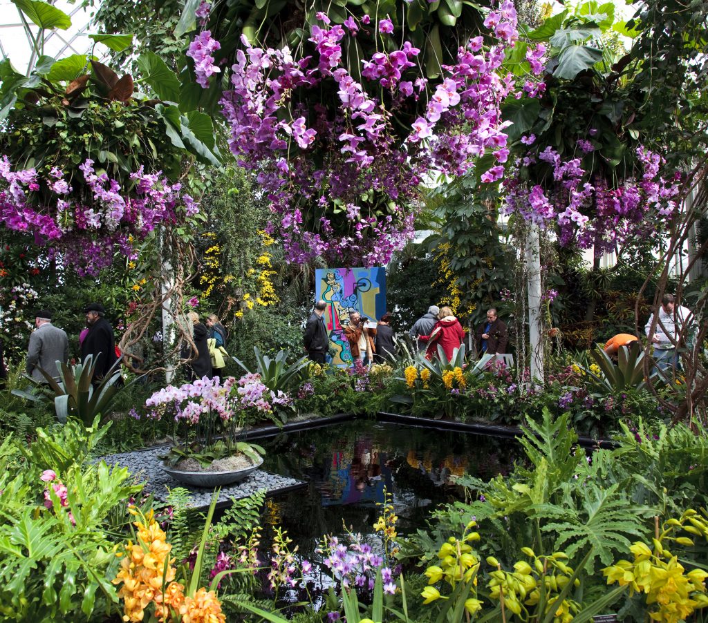 NYBG Orchid Show Brazilian Modern Raymond Jungles, Inc.